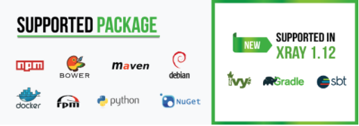 Supported Packages in JFrog Xray