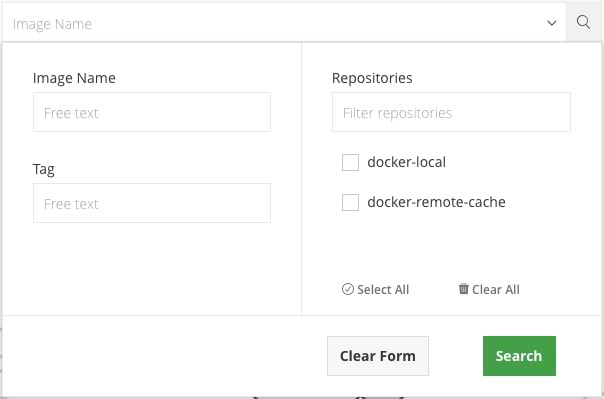 Artifactory Package Native UI for Docker Registries