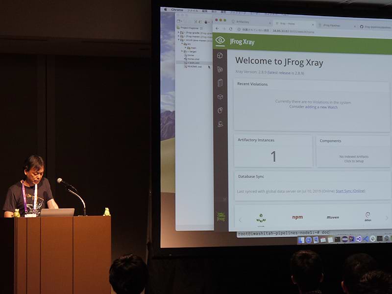 Jfrogは日本のカンファレンスで正式にデビューを果たしました Jfrog Jfrogは日本のカンファレンスで正式にデビューを果たしました Jfrog