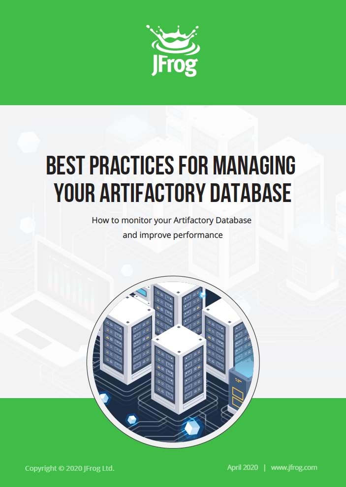 Best Practices for Managing your Artifactory Database
