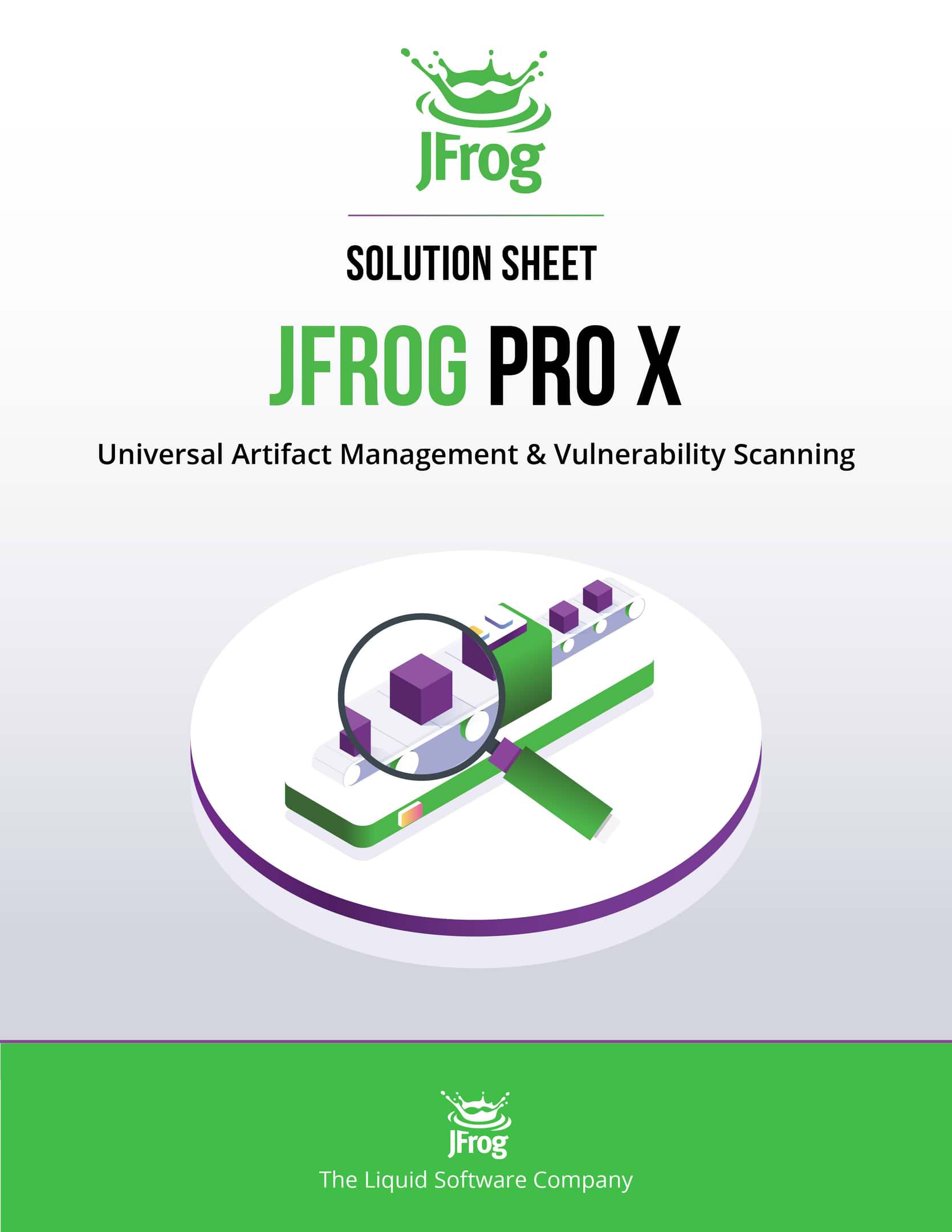 JFrog Pro X Solution Sheet