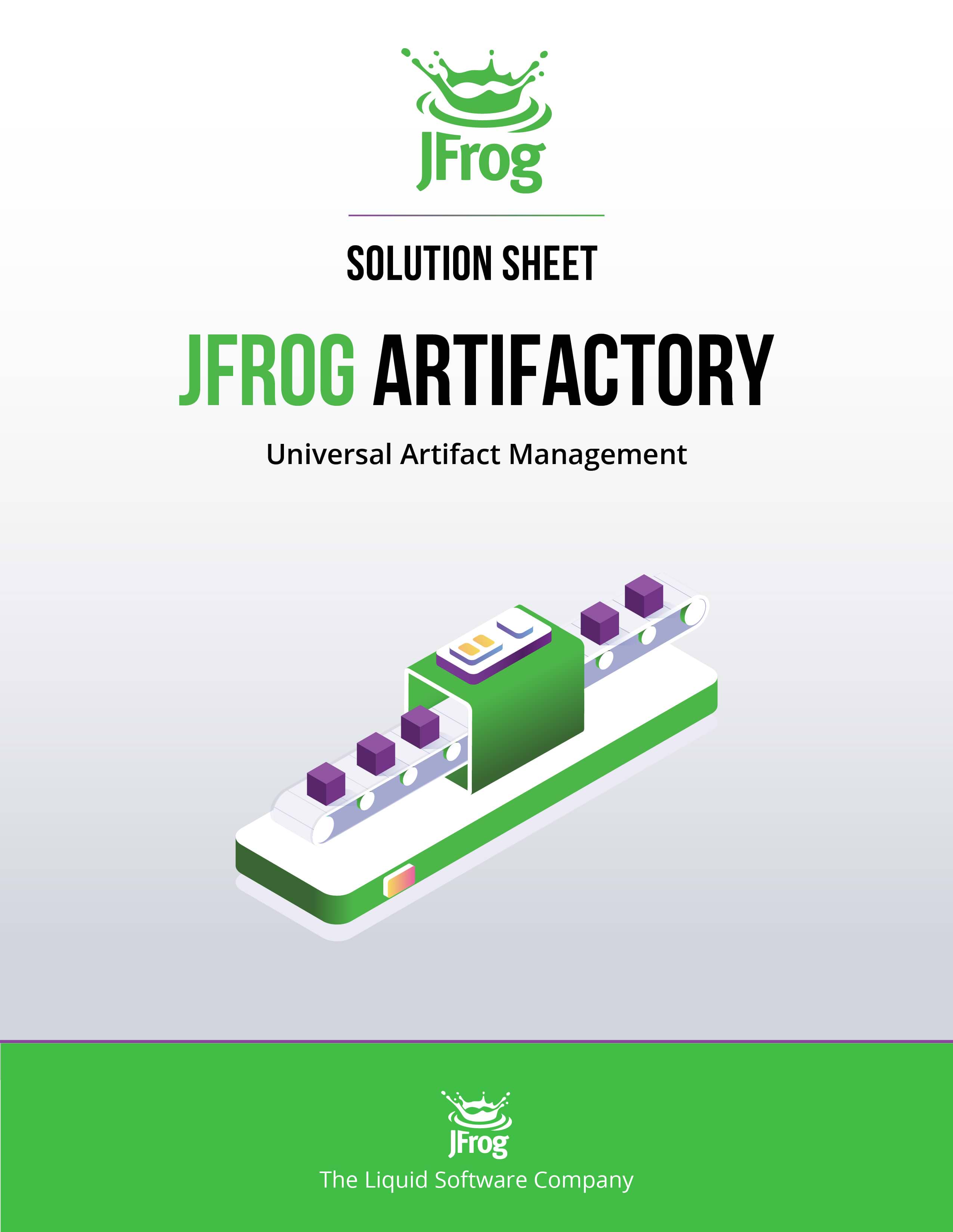 JFrog Artifactory Solution Sheet