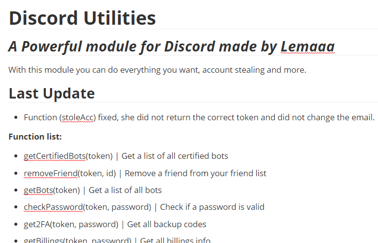 A powerful module for discord made by Lemmaaa