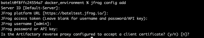 Configure the JFrog Platform