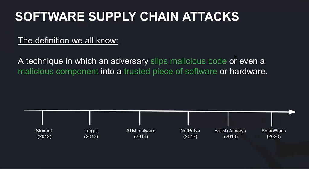 Shift left- software supply chain attacks