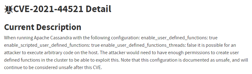 Service Cofiguration CVE-2021-44521