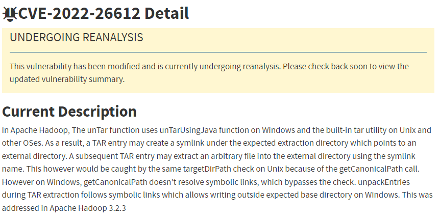 Running Environment CVE-2022-26612