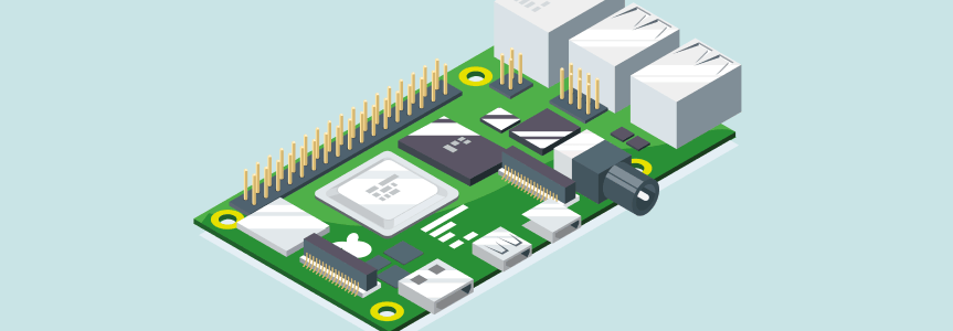 The Raspberry Pi 5 uses the company's own chip designs