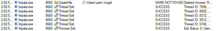 Checking for the existence of the %USERPROFILE%\.nuget folder
