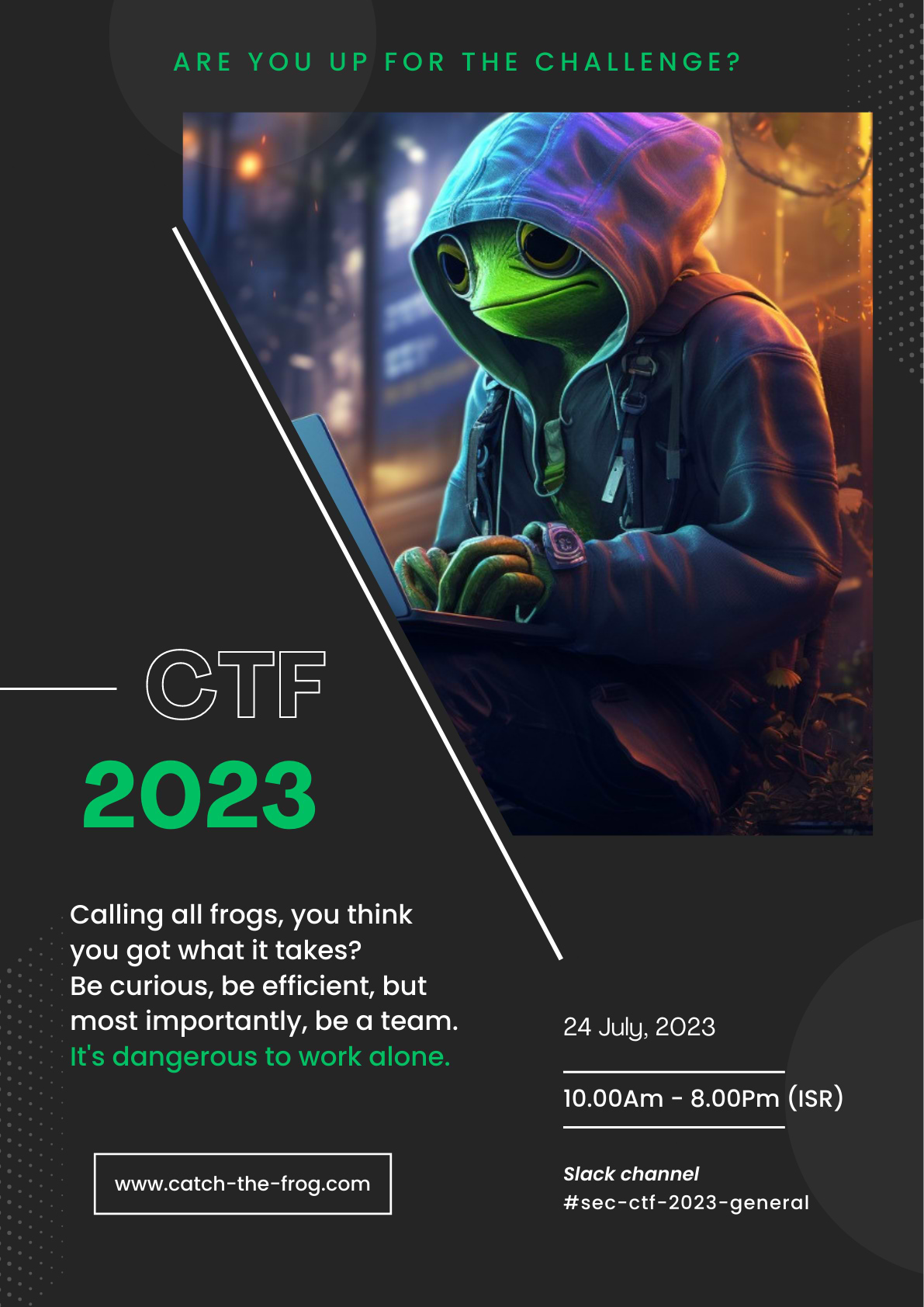 JFrog CTF 2023 promotional poster