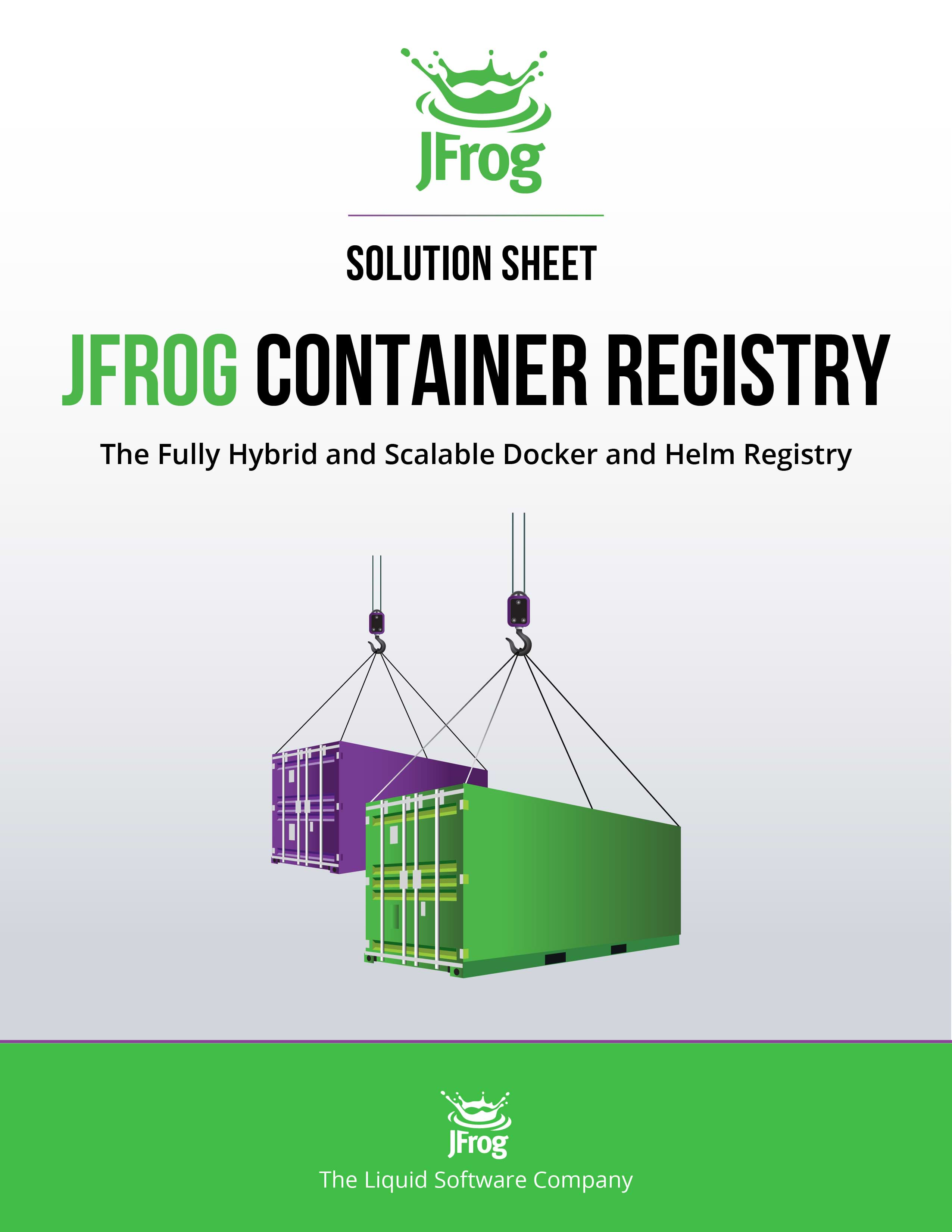 JFrog Container Registry Solution Sheet