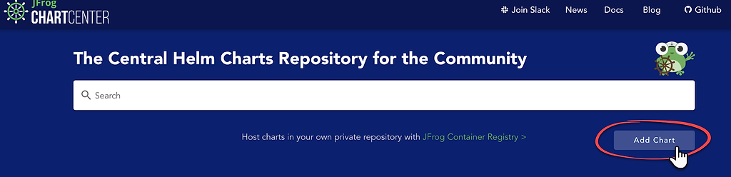 Add Helm Chart to ChartCenter