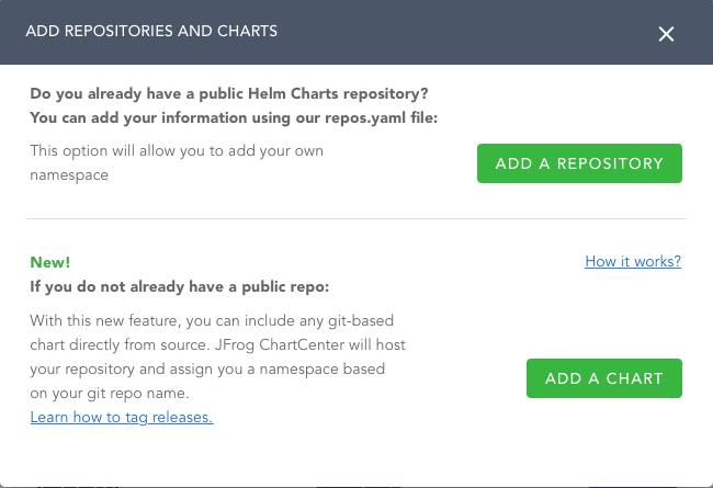 Add Helm Chart Options